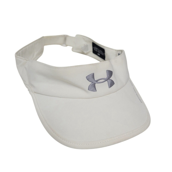 Under Armour Womens Visor White Hook Loop Hat Cap. One Size. Pre-owned Condition - Picture 3 of 7